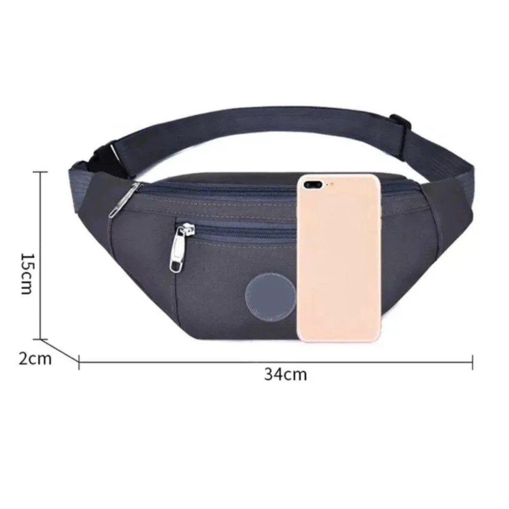 Pochete Impermeável Nylon Unissex Esportiva Transversal - Imagem 6
