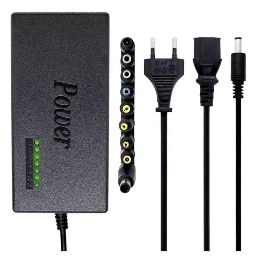 Adaptador Carregador Universal com 9 Plugs para Notebook Laptop 120w