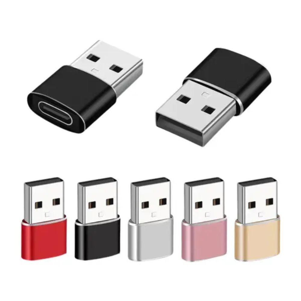 Adaptador Usb C Fêmea para Usb A 2.0 Conversor Tipo C para Celular Tablet Pc