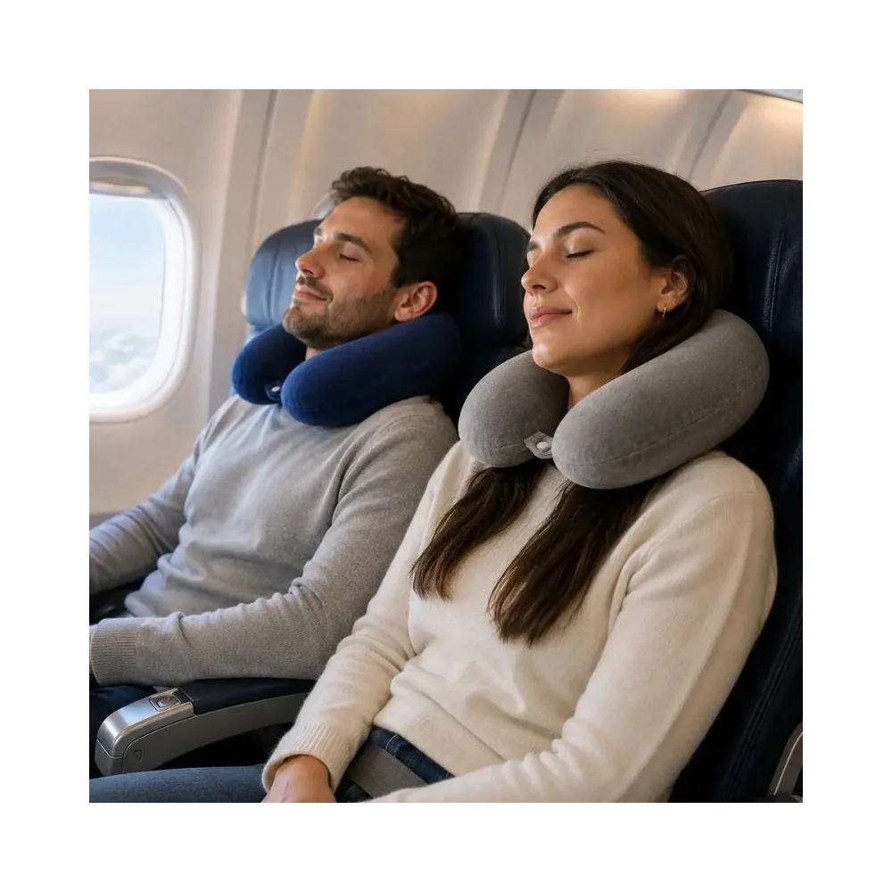 Almofada de Viagem Ortopédica Travesseiro Cervical para Pescoço
