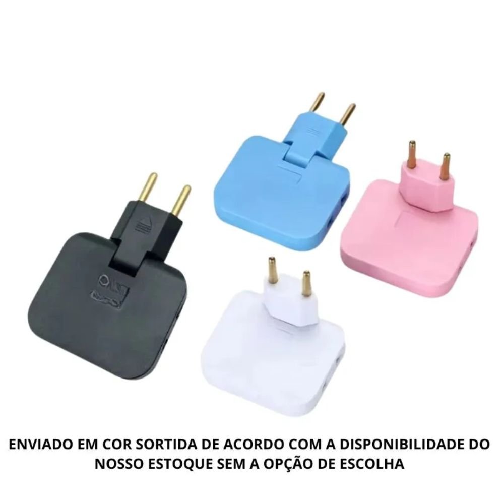 Benjamin Adaptador Tomada Articulado 4 Saídas Usb Usb C Carregador Bivolt