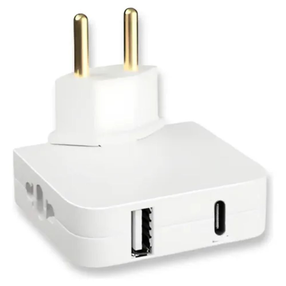 Benjamin Adaptador Tomada Articulado 4 Saídas Usb Usb C Carregador Bivolt