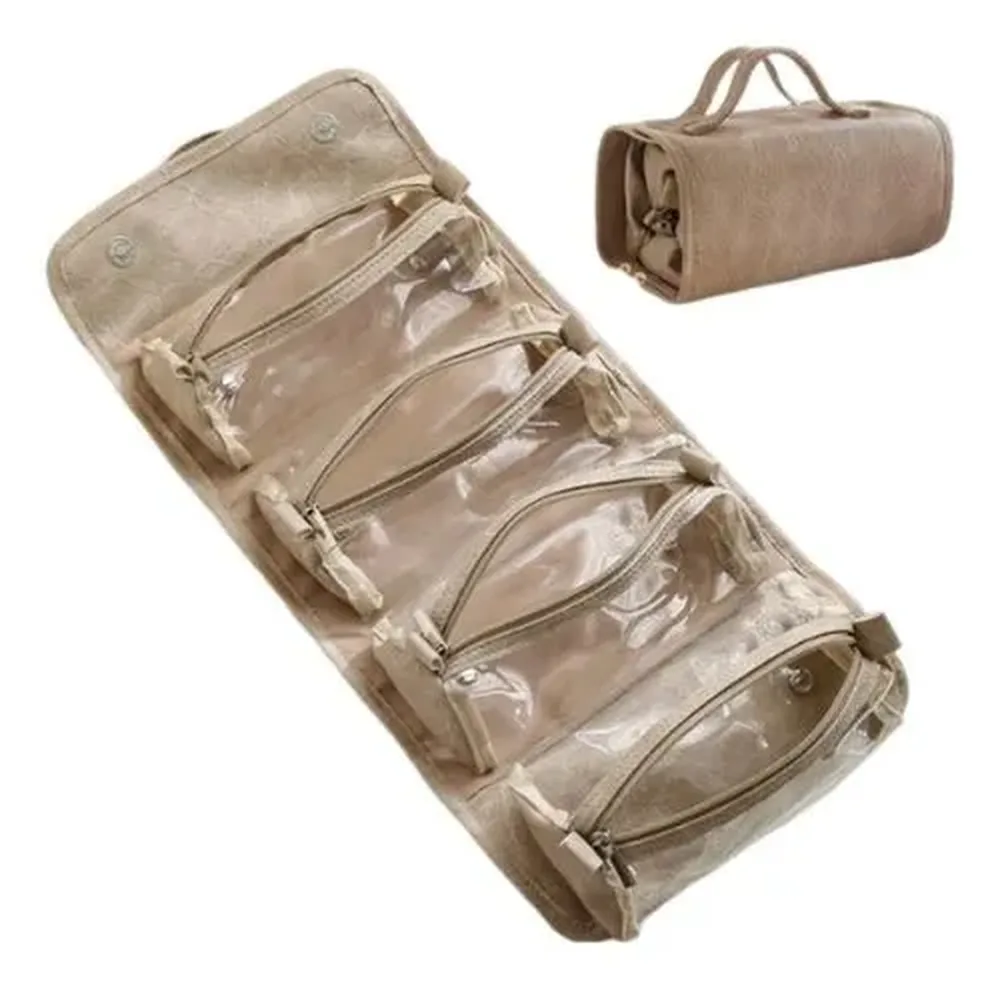 Bolsa Nécessaire de Maquiagem Viagem 4 em 1 Desmontável