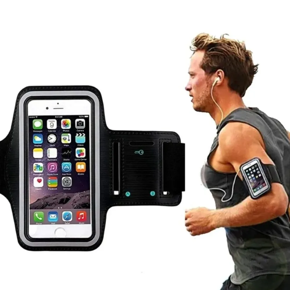 Braçadeira Suporte Celular Capa de Braço para Corrida Treino Caminhada