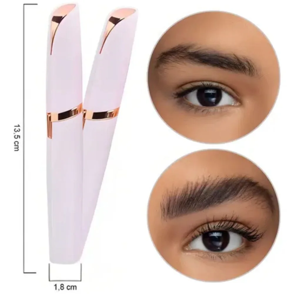 Caneta Depiladora para Sobrancelha Usb Recarregável Indolor Flawless Brows