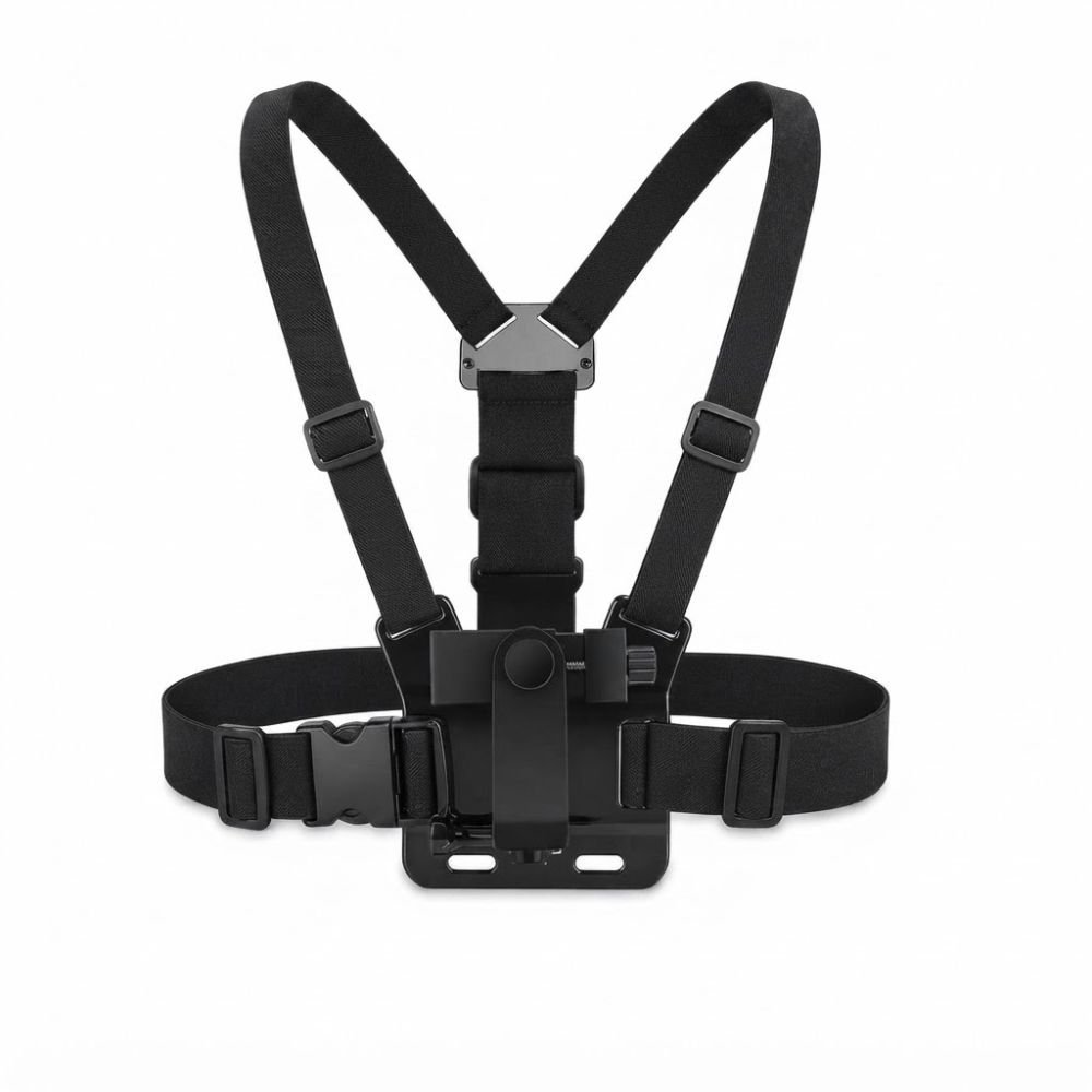 Colete Suporte Peitoral para Celular e Gopro Ajustável para Filmagem 360
