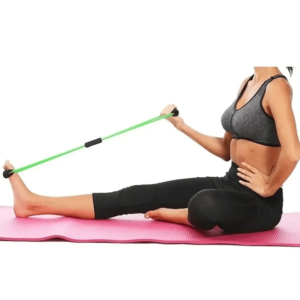 Elástico Extensor de Tensão Formato 8 para Exercícios Ombro Braço Glúteo