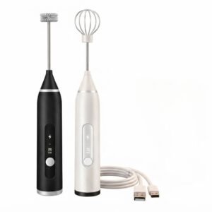 Kit com 2 Mixers Misturadores de Bebidas Elétricos Portáteis Usb Recarregáveis