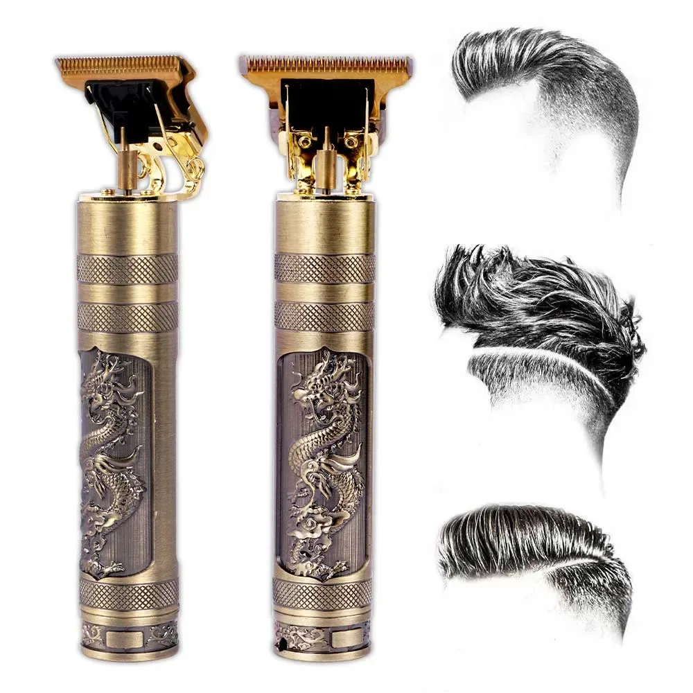 Máquina de Barbear e Cortar Cabelo Profissional sem Fio Recarregável