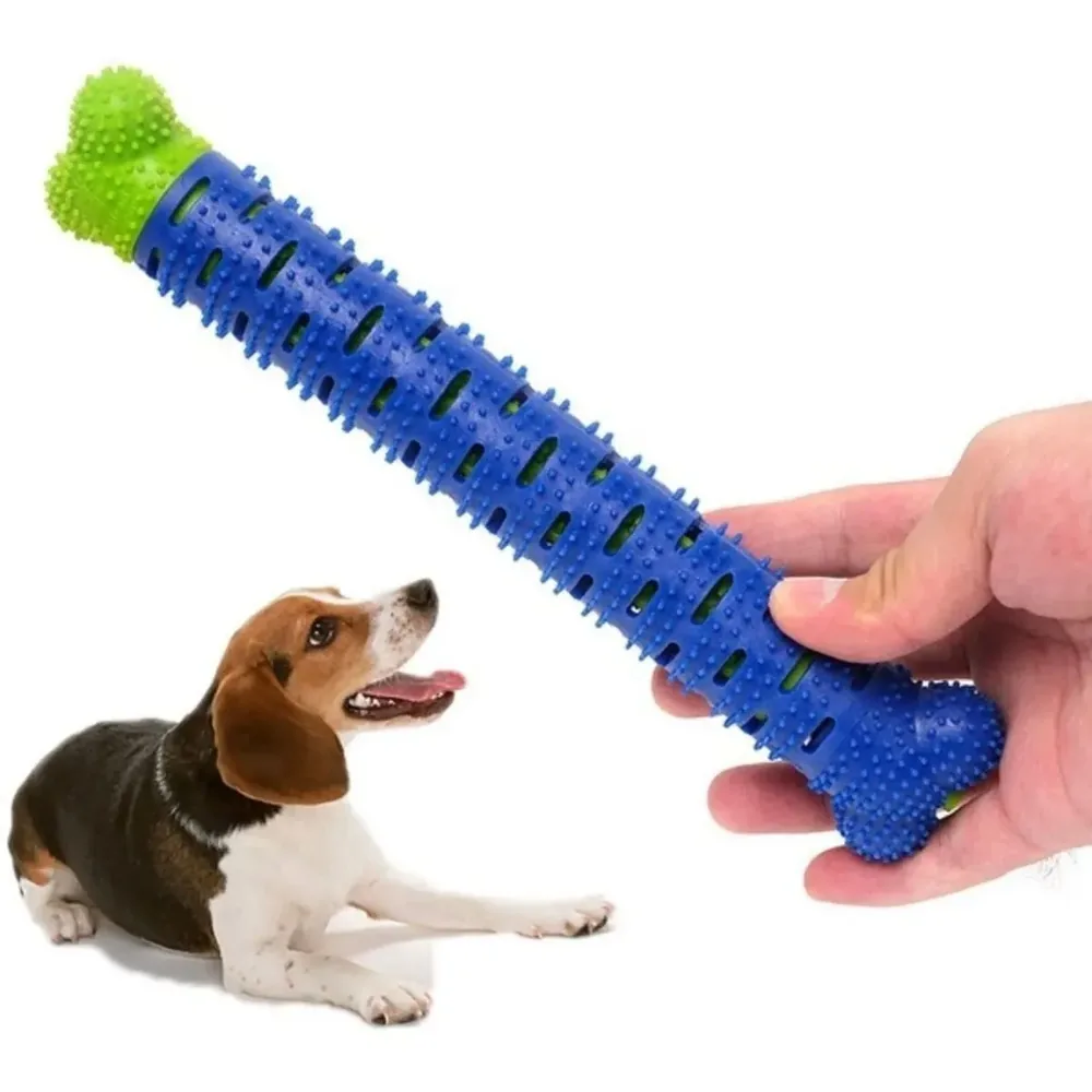 Mordedor Osso Removedor de Tártaros para Cães Cachorros Chewbrush