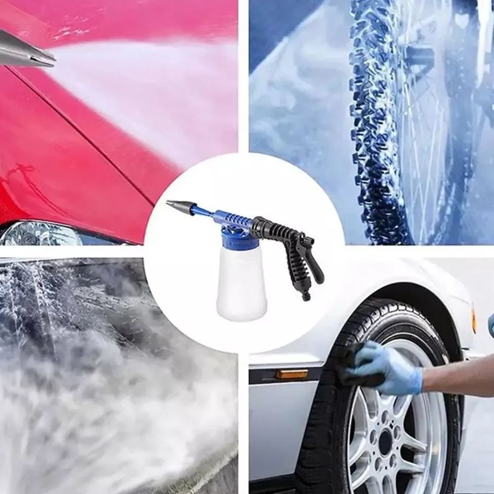 Pulverizador Portátil Gerador de Espuma 1 Litro Lava Jato Carro Moto Lavagem