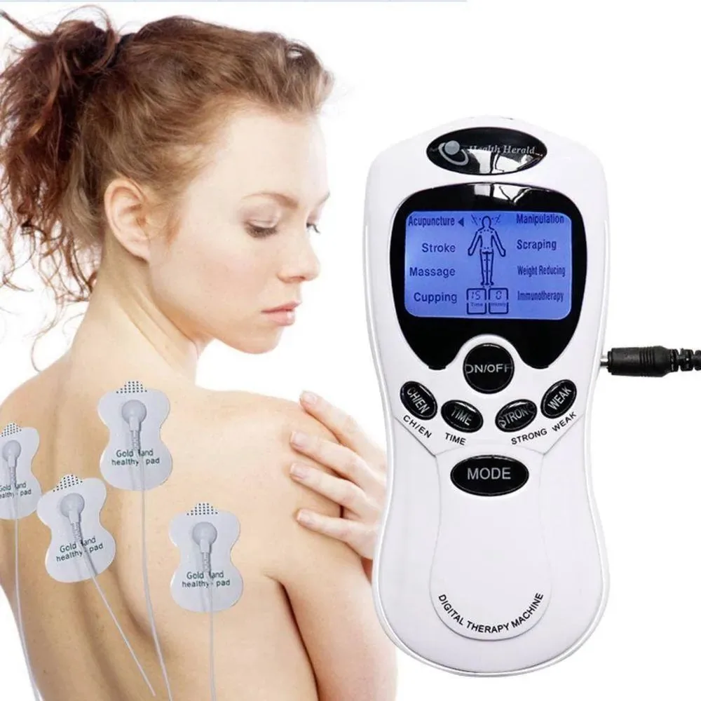 Aparelho de Fisioterapia Profissional Massagem Choque Portátil Alívio Dor