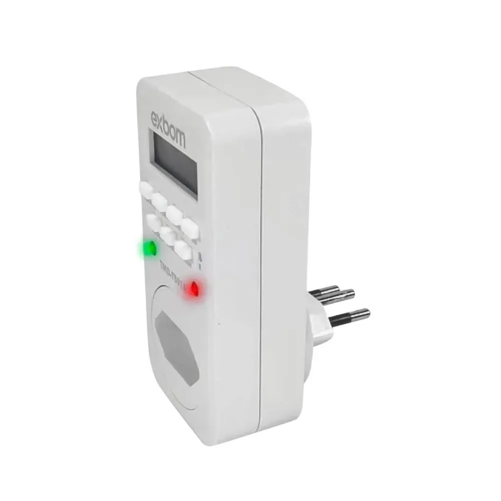 Aparelho Temporizador Digital Bivolt Timer Elétrico Automático Visor Lcd