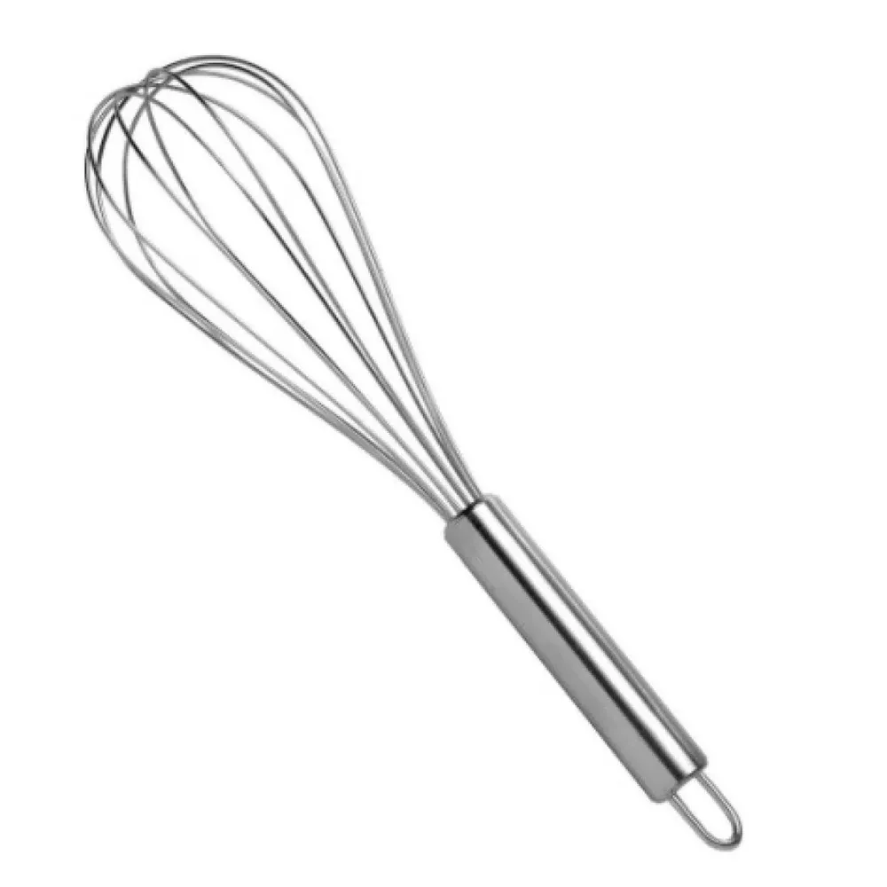 Batedor Manual Inox 25cm Fue Fouet para Ovos e Massas Profissional