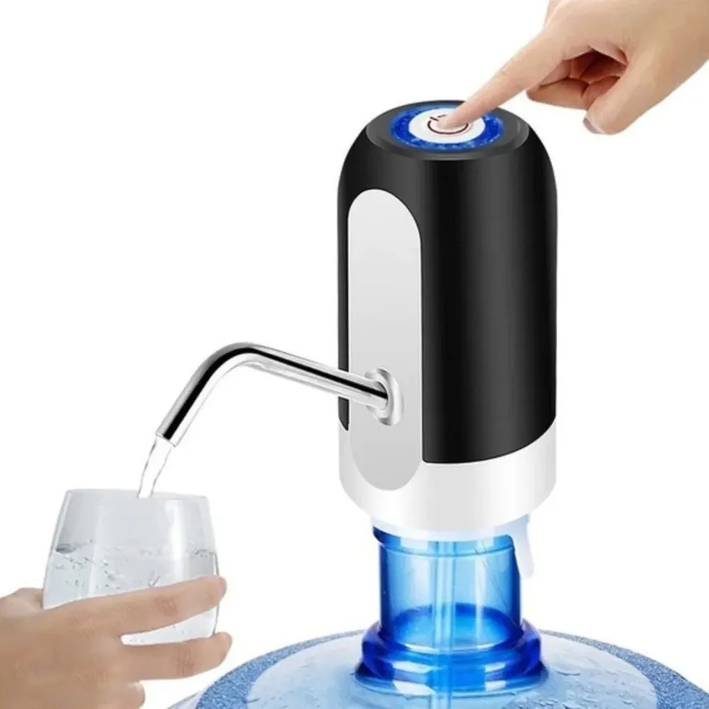 Bebedouro Bomba Elétrica para Galão de Água com Filtro Usb Recarregável