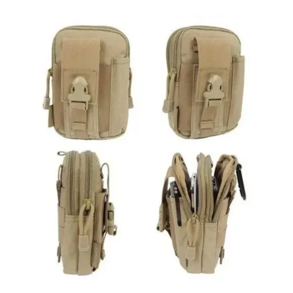 Bolsa Pochete Tática Militar Compacta com Porta Celular