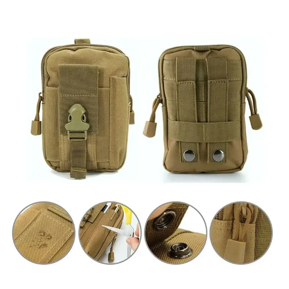 Bolsa Pochete Tática Militar Compacta com Porta Celular