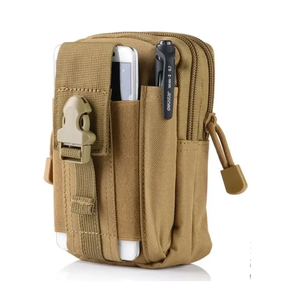 Bolsa Pochete Tática Militar Compacta com Porta Celular