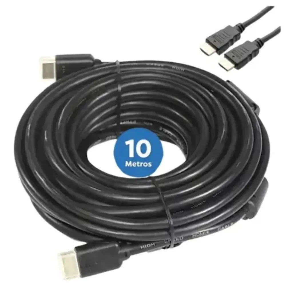 Cabo Hdmi 2 0 10 Metros 4k Ultra Hd Alta Velocidade