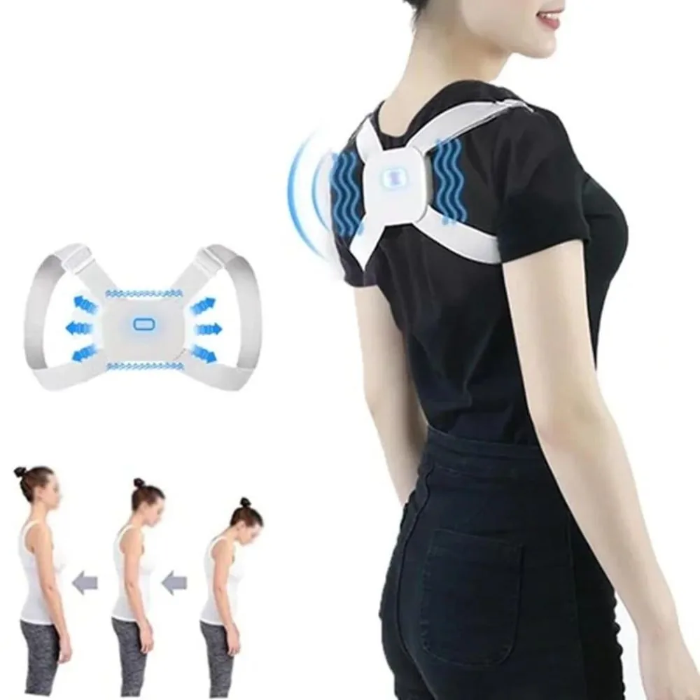 Corretor Postural Inteligente Ajustável com Sensor Vibratório Coluna