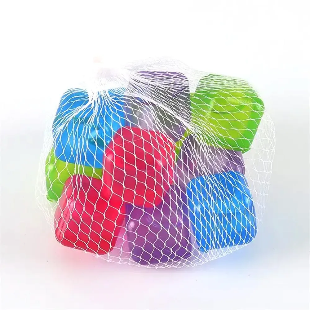 Kit 10 Cubo de Gelo Artificial Colorido Reutilizável Whisky Drinks Bebidas