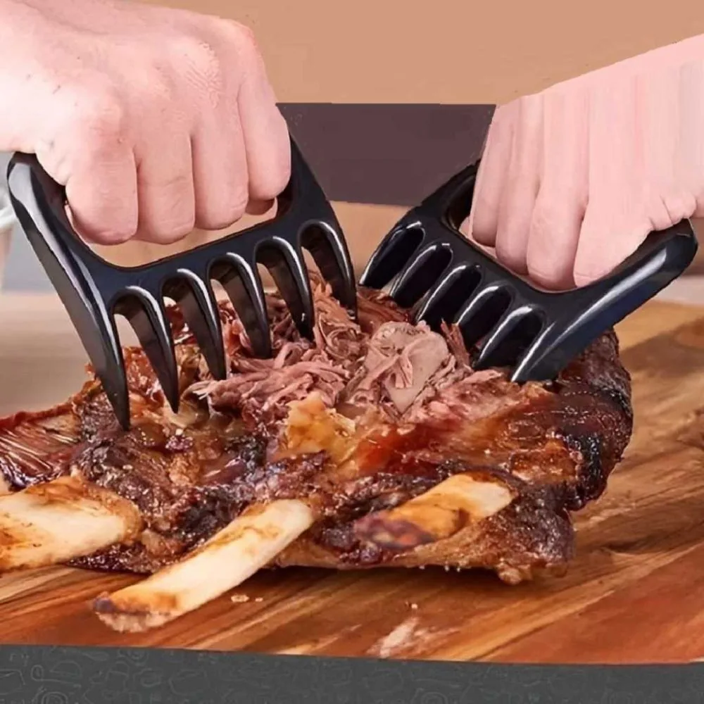 Kit 2 Garra Desfiadora para Carne Churrasco Garra de Design Anatômico Urso