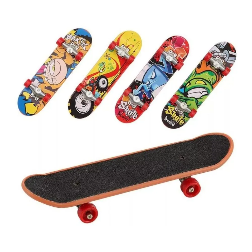 Kit 2 Mini Skate de Dedo Compacto e Portátil Fingerboard