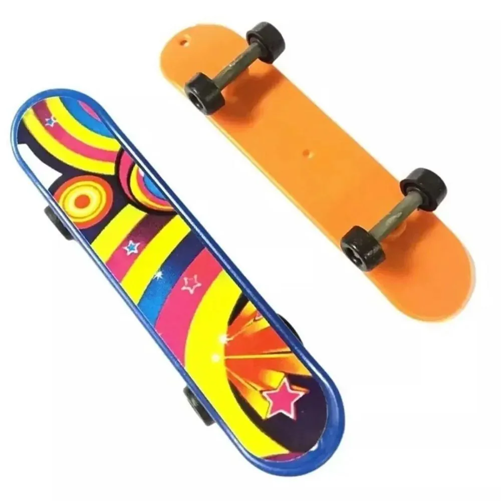 Kit 2 Mini Skate de Dedo Compacto e Portátil Fingerboard
