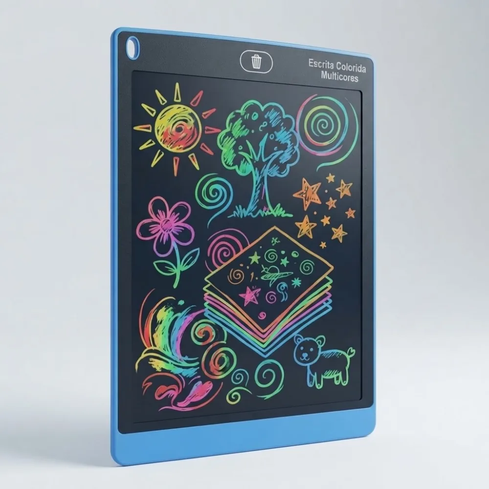 Lousa Mágica Lcd 12 Polegadas Tablet Digital com Escrita Colorida