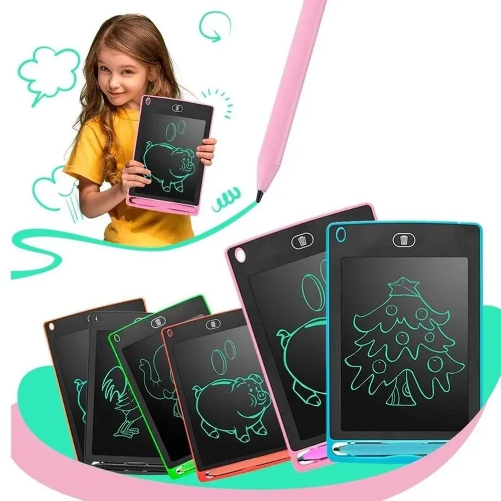 Lousa Mágica Lcd 8 5 Polegadas Tablet Digital com Escrita Colorida