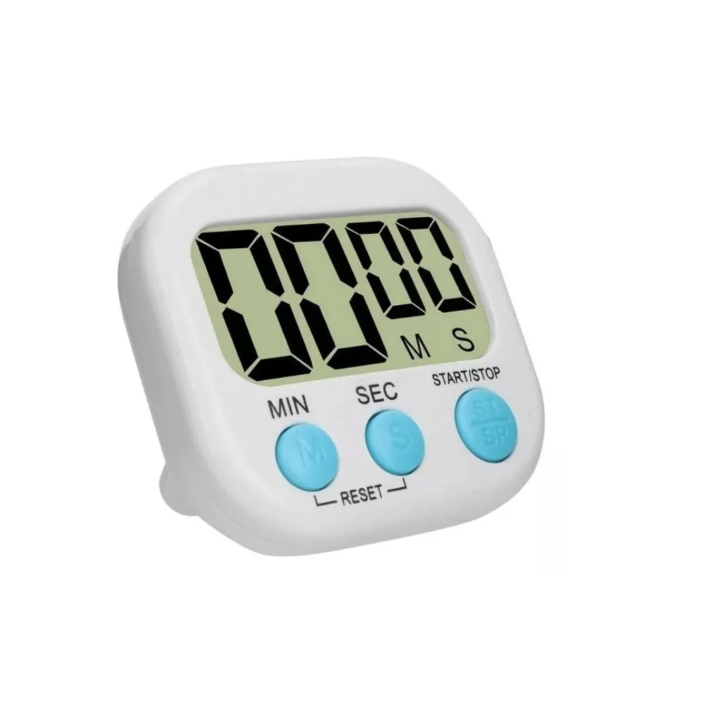 Mini Cronometro Timer Temporizador Digital Relógio Lcd para Mesa