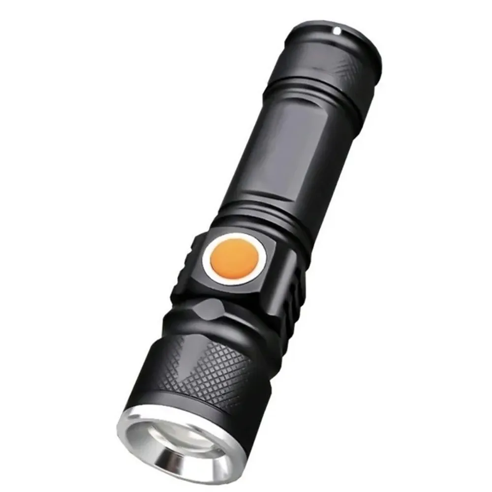 Mini Lanterna Led Tática Potente Recarregável Usb com Zoom