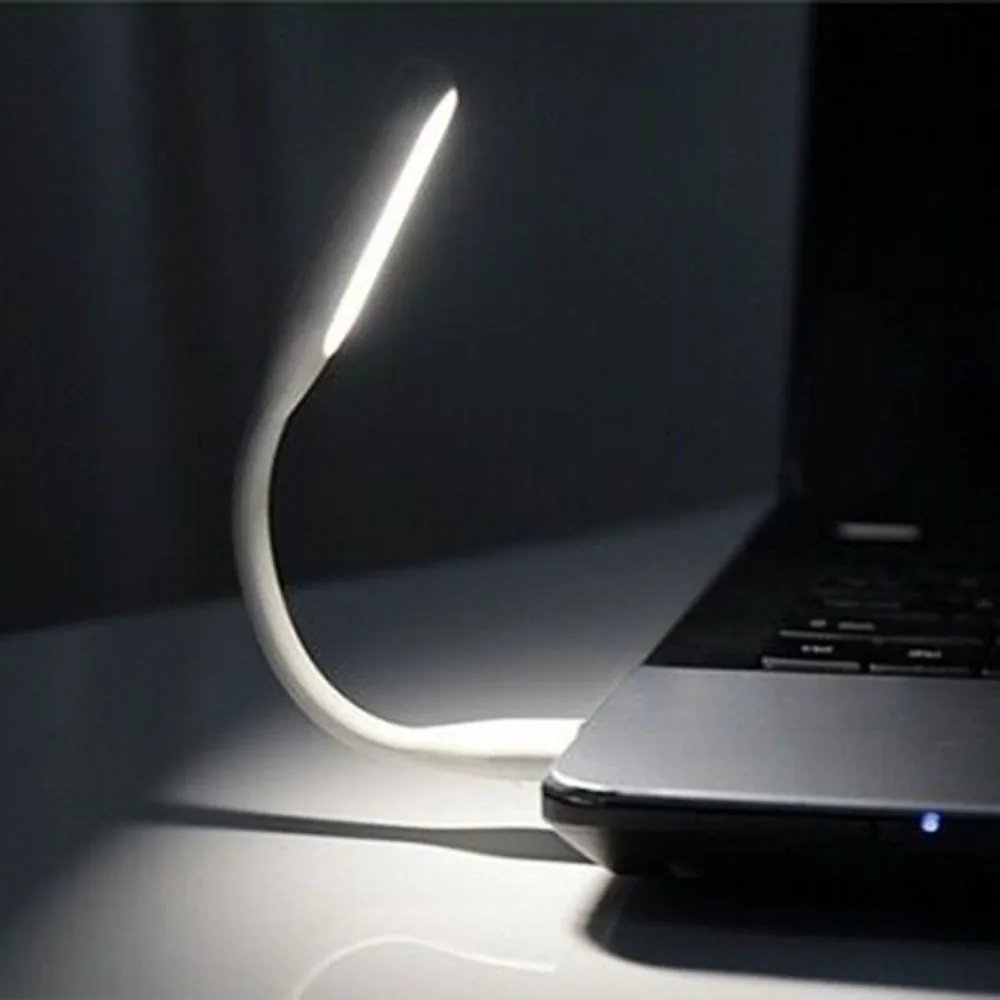 Mini Luminária Flexível Luz Led para Notebook e Leitura Noturna Portátil