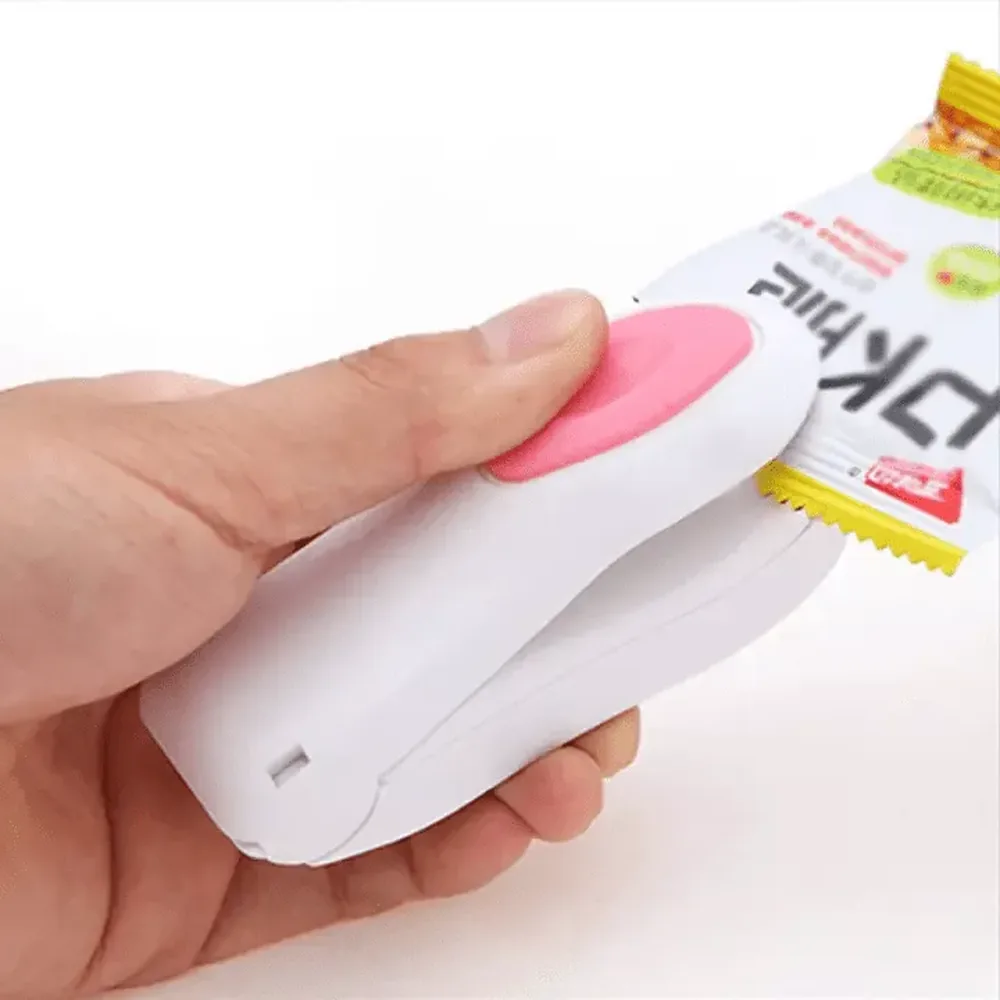 Mini Seladora Portátil para Embalagens Plásticas com Aquecimento Rápido