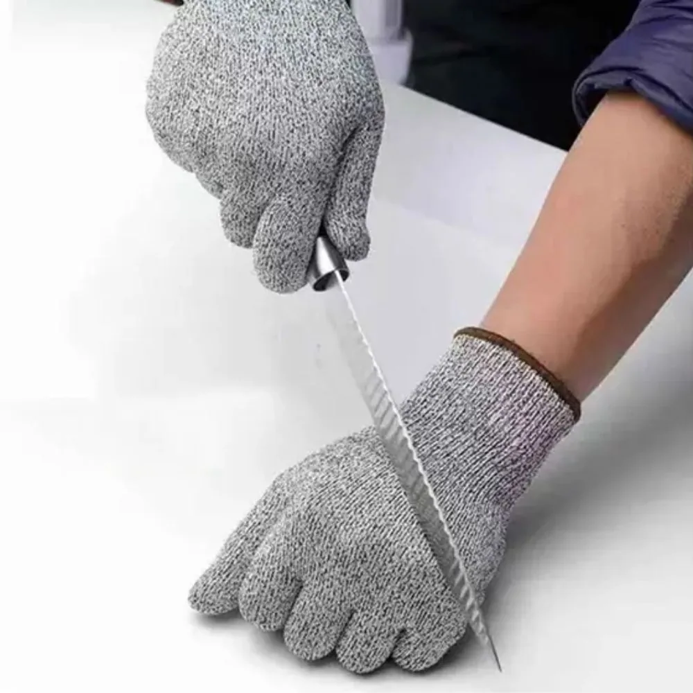 Par de Luvas de Proteção Anti Corte Profissional Resistente
