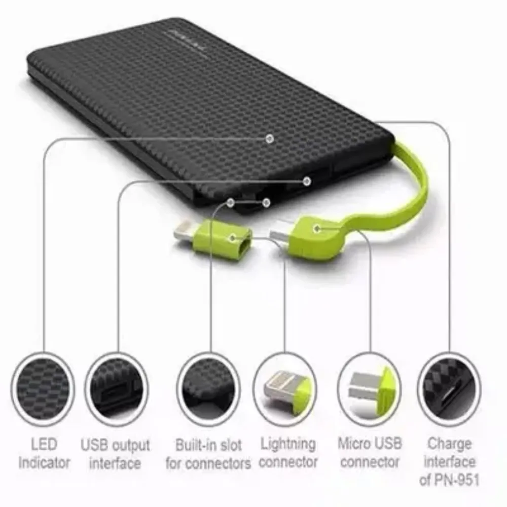 Power Bank Carregador Portátil Universal Compatível com Android e Iphone