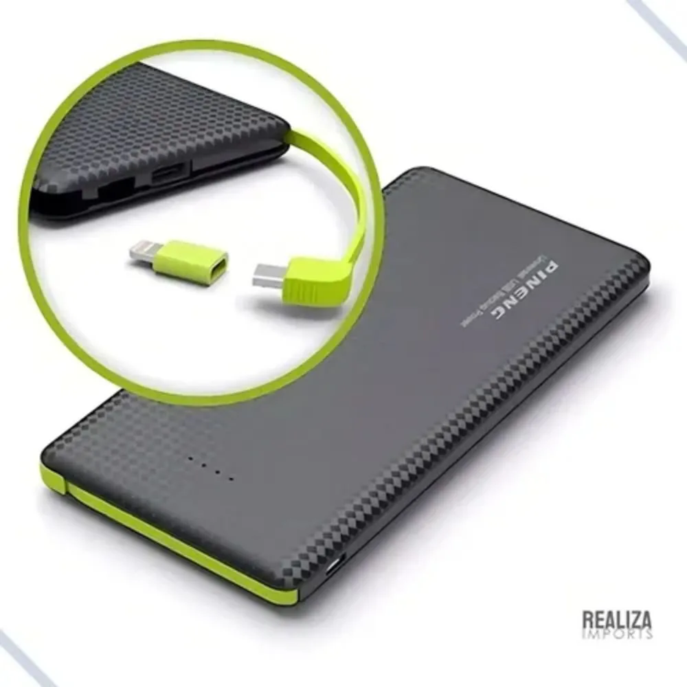 Power Bank Carregador Portátil Universal Compatível com Android e Iphone