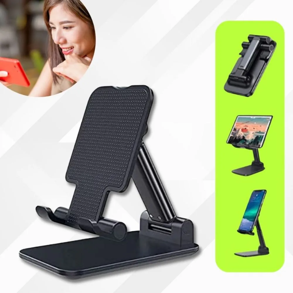 Suporte Celular de Mesa Retrátil Móvel Tablet Ajustável